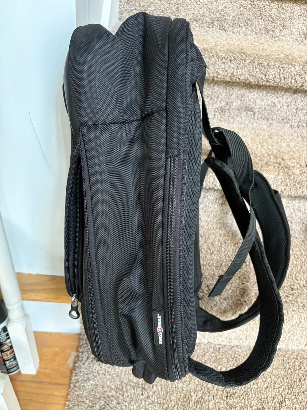Swiss Gear Black Men's Laptop Backpack - Durable Commuter Bag